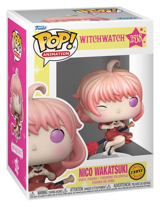 Witch Watch POP! Animatiion Vinyl Figures Nico w/Chase 9 cm Assortment (6) DS Modellismo Witch Watch POP! Animatiion Nico w/Chase