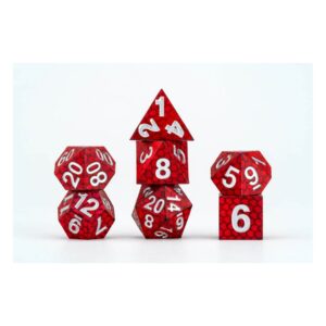 Dragon Storm Sharp Edge Silicone Dice Red