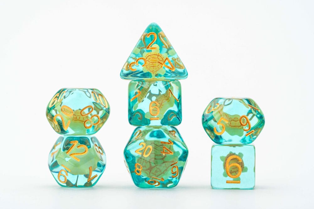 FanRoll Dice Set Turtle (7) DS Modellismo FanRoll Dice Turtle (7)