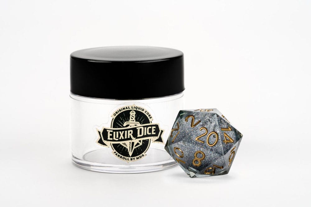 FanRoll Liquid Core Dice Vanishing Oil d20 Elixir (1) DS Modellismo FanRoll Liquid Core Dice Vanishing Oil d20