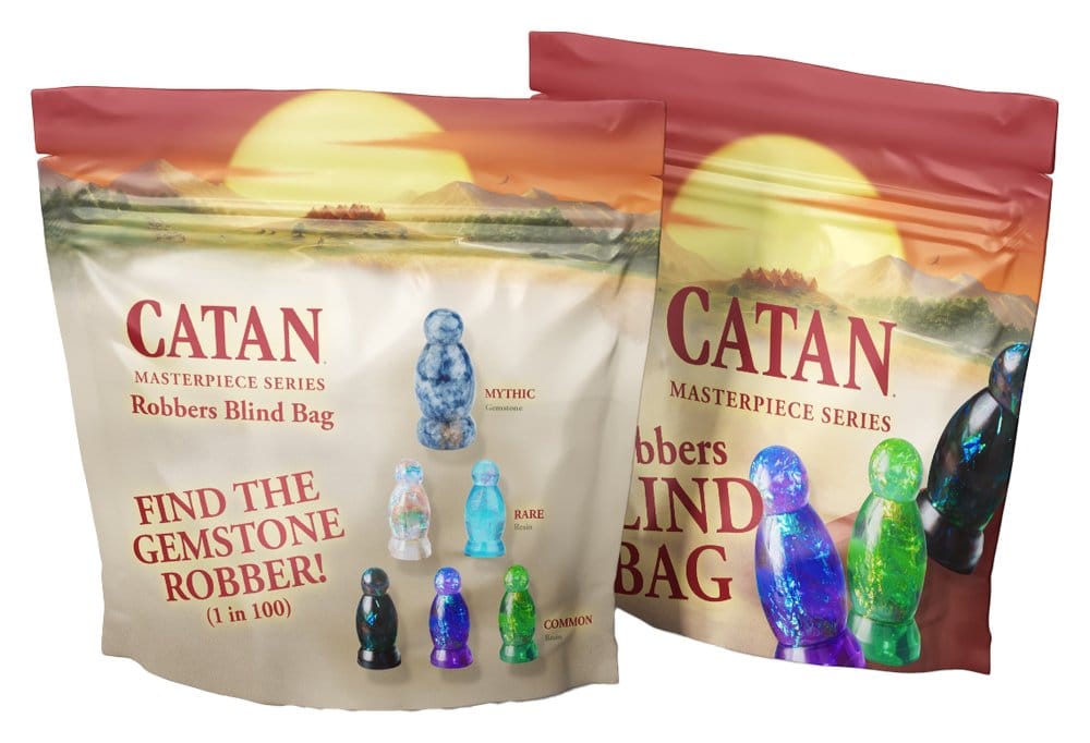 Catan Masterpiece Series Mini figures Blind Bag Resin Robber DS Modellismo Catan Masterpiece Mini Blind Bag Robber