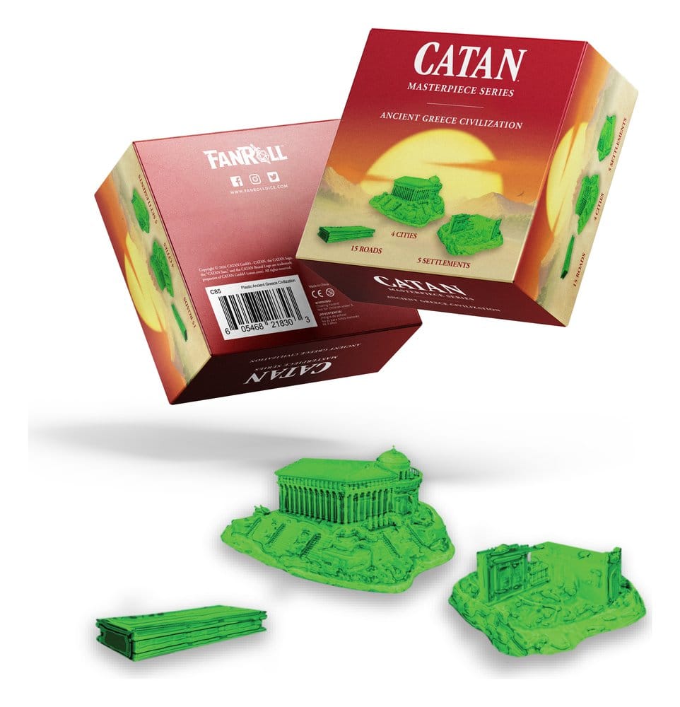 Catan Masterpiece Series Mini figures Set Greece DS Modellismo Catan Masterpiece Mini Greece FanRoll