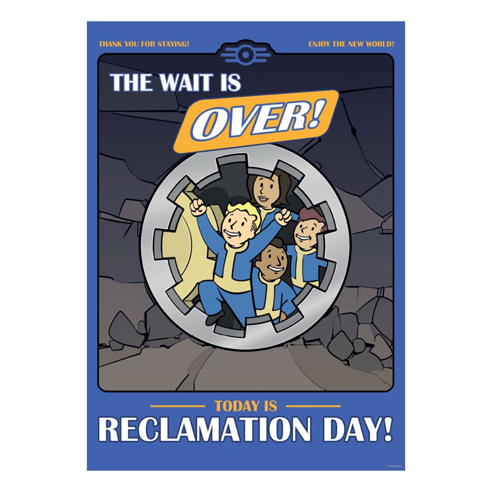 Stampa artistica Fallout Reclamation Day edizione limitata 42 x 30 cm DS Modellismo Stampa artistica Fallout Reclamation Day