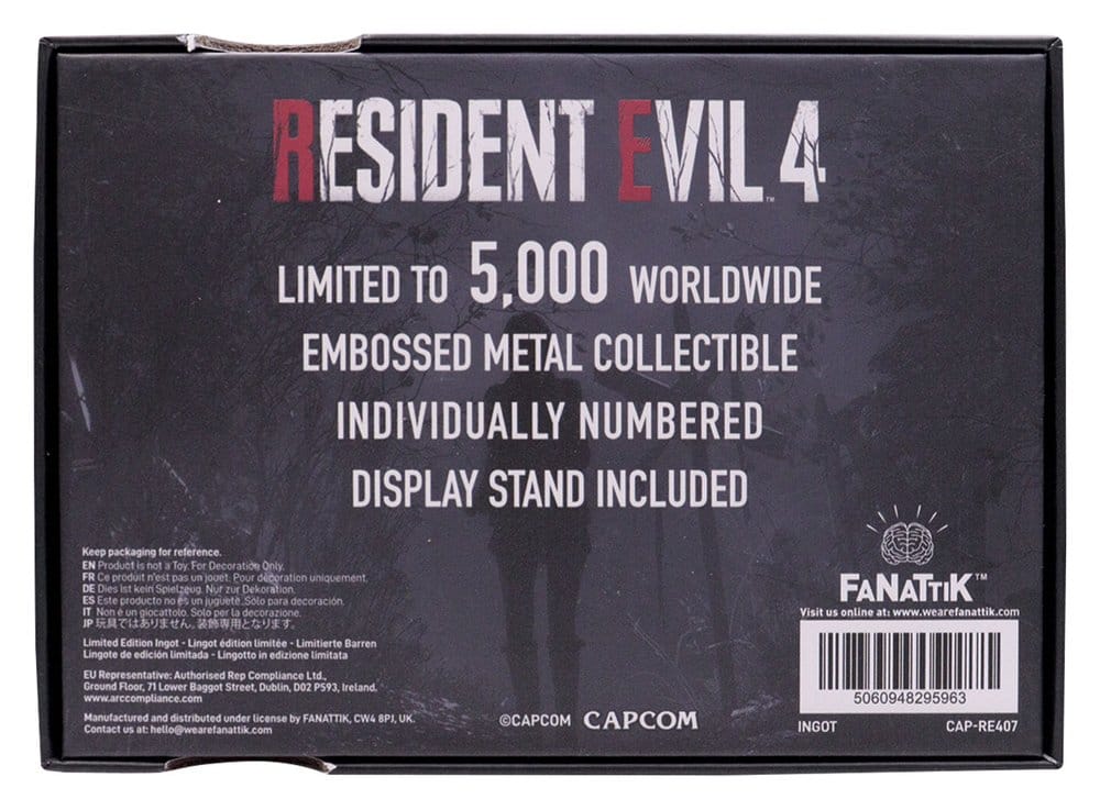 Replica Resident Evil 4 Level 3 Keycards edizione limitata DS Modellismo Replica Resident Evil 4 Level 3 Keycards
