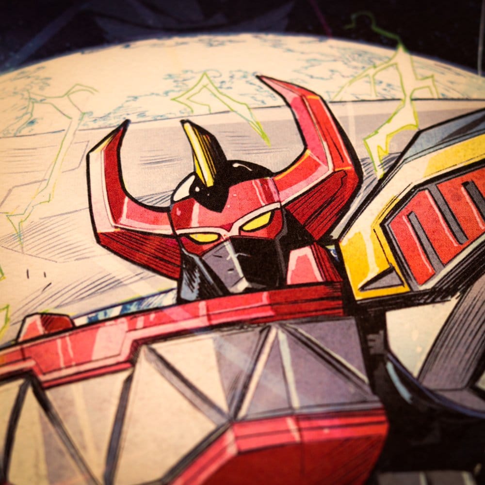 Stampa artistica Power Rangers edizione limitata 42 x 30 cm DS Modellismo Stampa artistica Power Rangers edizione