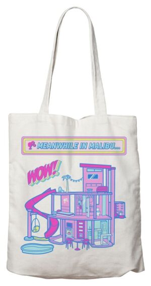 Borsa in tela Barbie Malibu DreamHouse