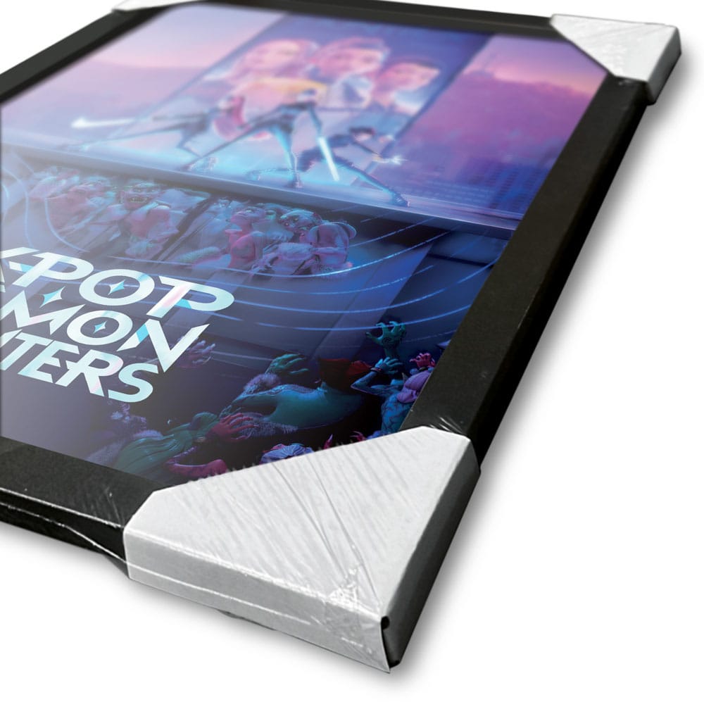 Poster KPop Demon Hunters Collector Print Framed Movie Key Art DS Modellismo Poster KPop Demon Hunters Collector Print