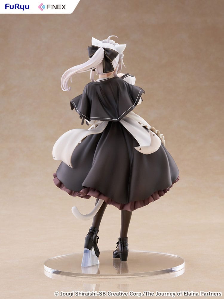 Statua Wandering Witch: The Journey of Elaina F:nex PVC 1/7 Elaina Maid costume with cat ears Ver. 24 cm DS Modellismo Statua Wandering Witch: Journey scala 1/7
