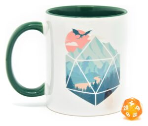 Confezione regalo Glassstaff Mug & Dice D20