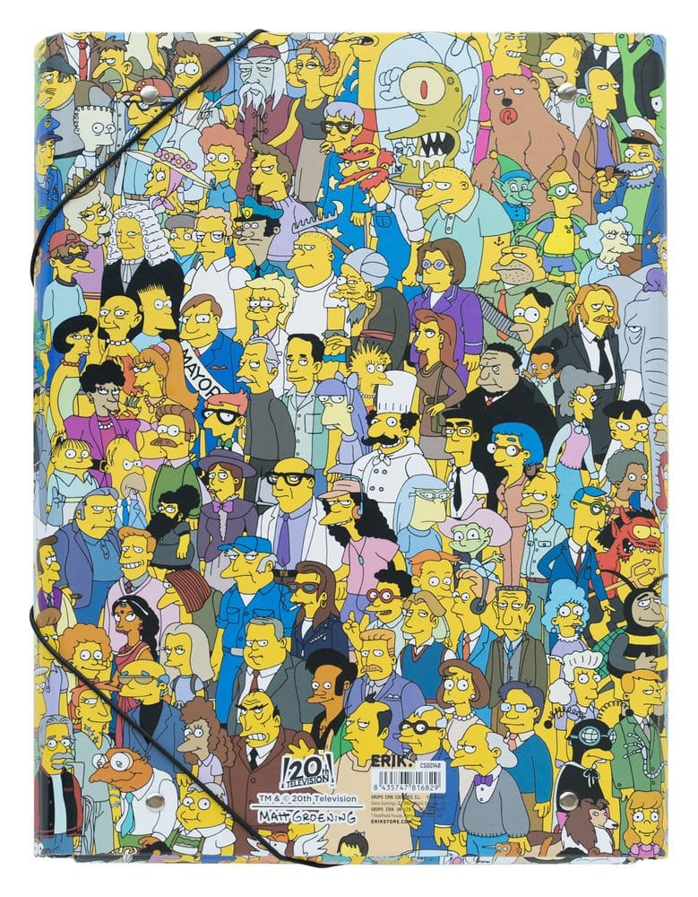 The Simpsons Elasticated Folder 34 x 26 cm DS Modellismo Simpsons Elasticated Folder 34 x Grupo Erik