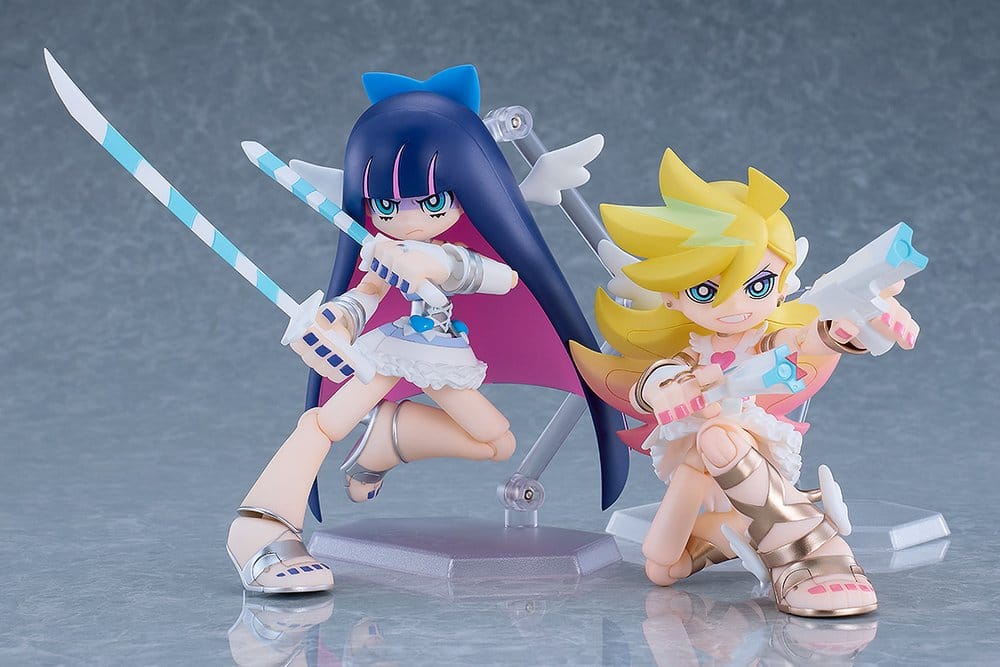 New Panty & Stocking with Garterbelt Figma Action Figure Stocking: Angel ver. 12 cm DS Modellismo Panty & Stocking with Garterbelt Figma