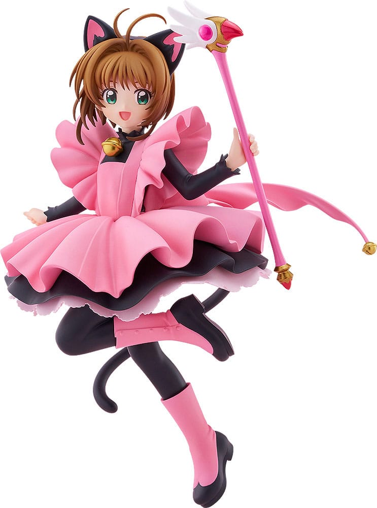 Statua Cardcaptor Sakura Pop Up Parade PVC Sakura Kinomoto: Black Cat Costume Ver. L Size 22 cm - Damaged packaging DS Modellismo Statua Cardcaptor Sakura Pop Up Parade