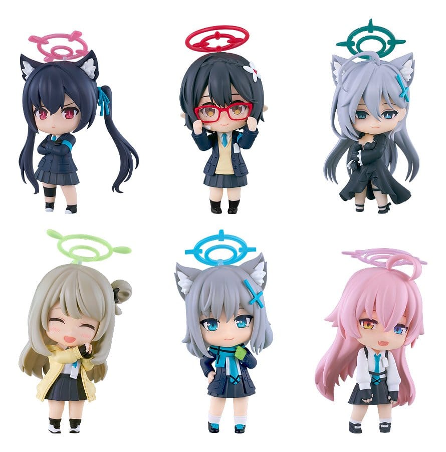 Blue Archive Nendoroid Surprise Mini Figures Blind Box Assortment (6) DS Modellismo Blue Archive Nendoroid Surprise Mini Blind