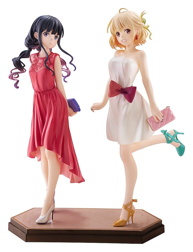Lycoris Recoil Pop Up Parade PVC Figures 2-Pack Chisato Nishikigi & Takina Inoue: After Party! Ver. L Size DS Modellismo Lycoris Recoil Pop Up Parade Chisato