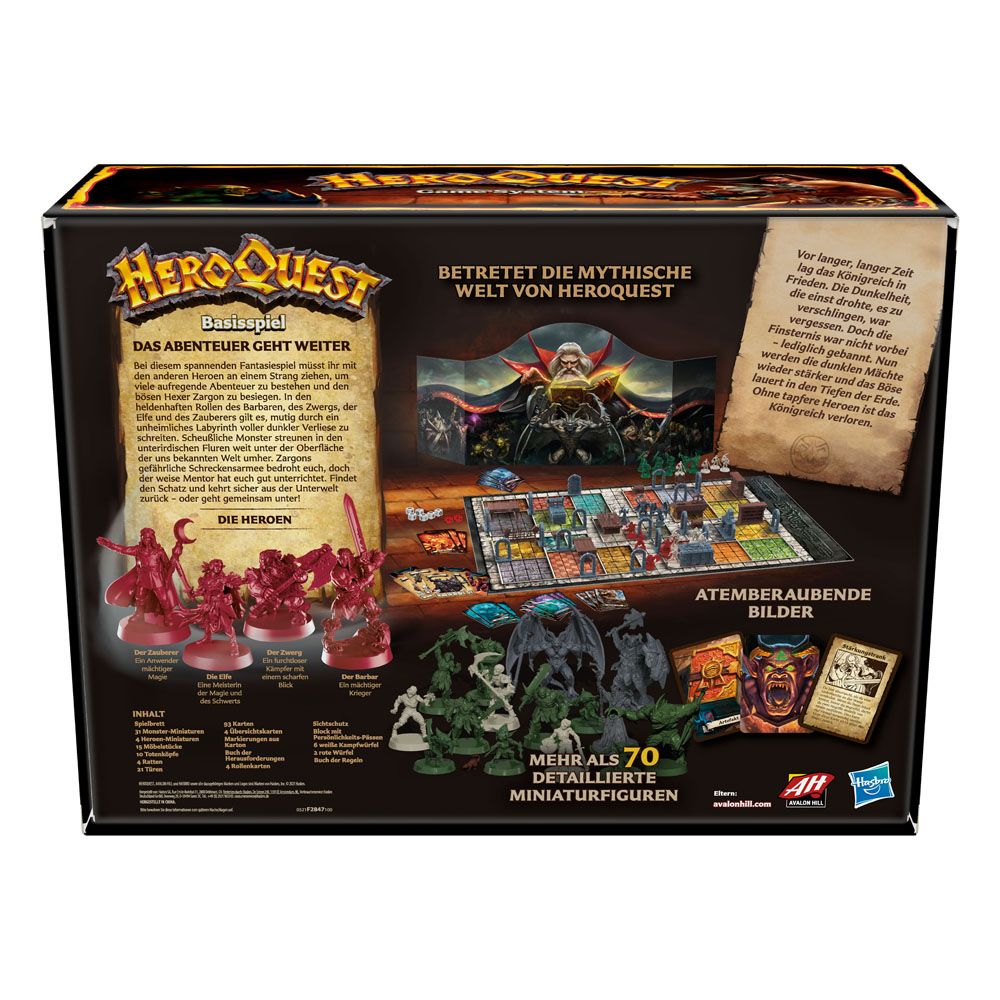 HeroQuest Board Game Basisspiel german DS Modellismo HeroQuest Board Game Basisspiel german