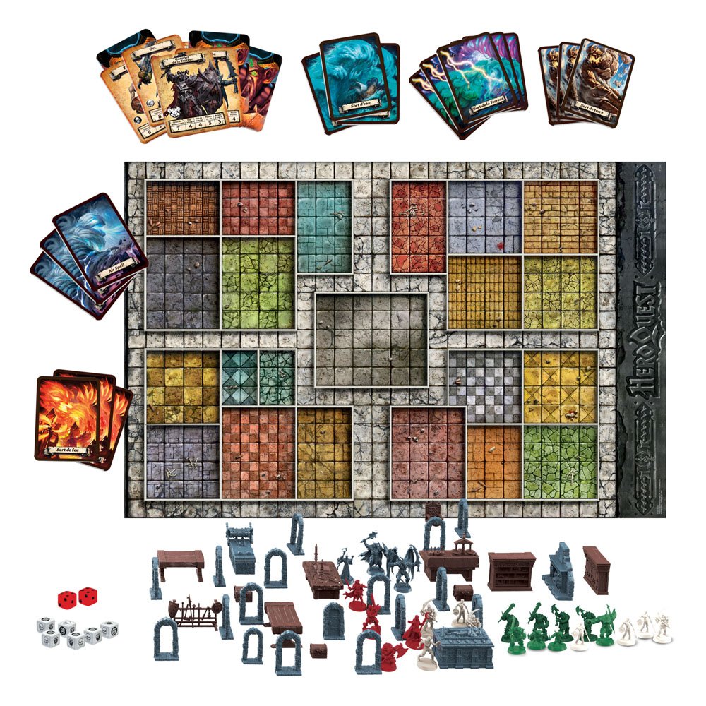 HeroQuest Board Game Basisspiel german DS Modellismo HeroQuest Board Game Basisspiel german