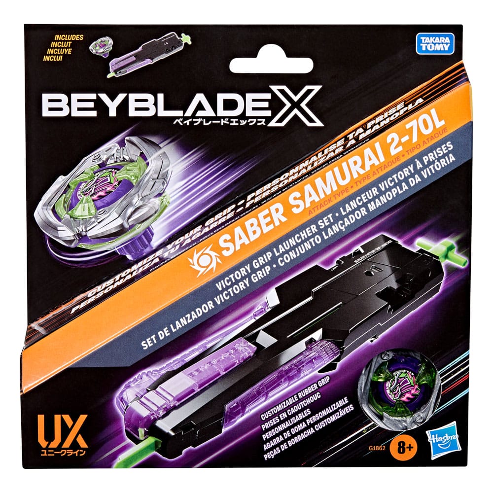 Beyblade X Victory Grip Launcher Set DS Modellismo Beyblade X Victory Grip Launcher Hasbro