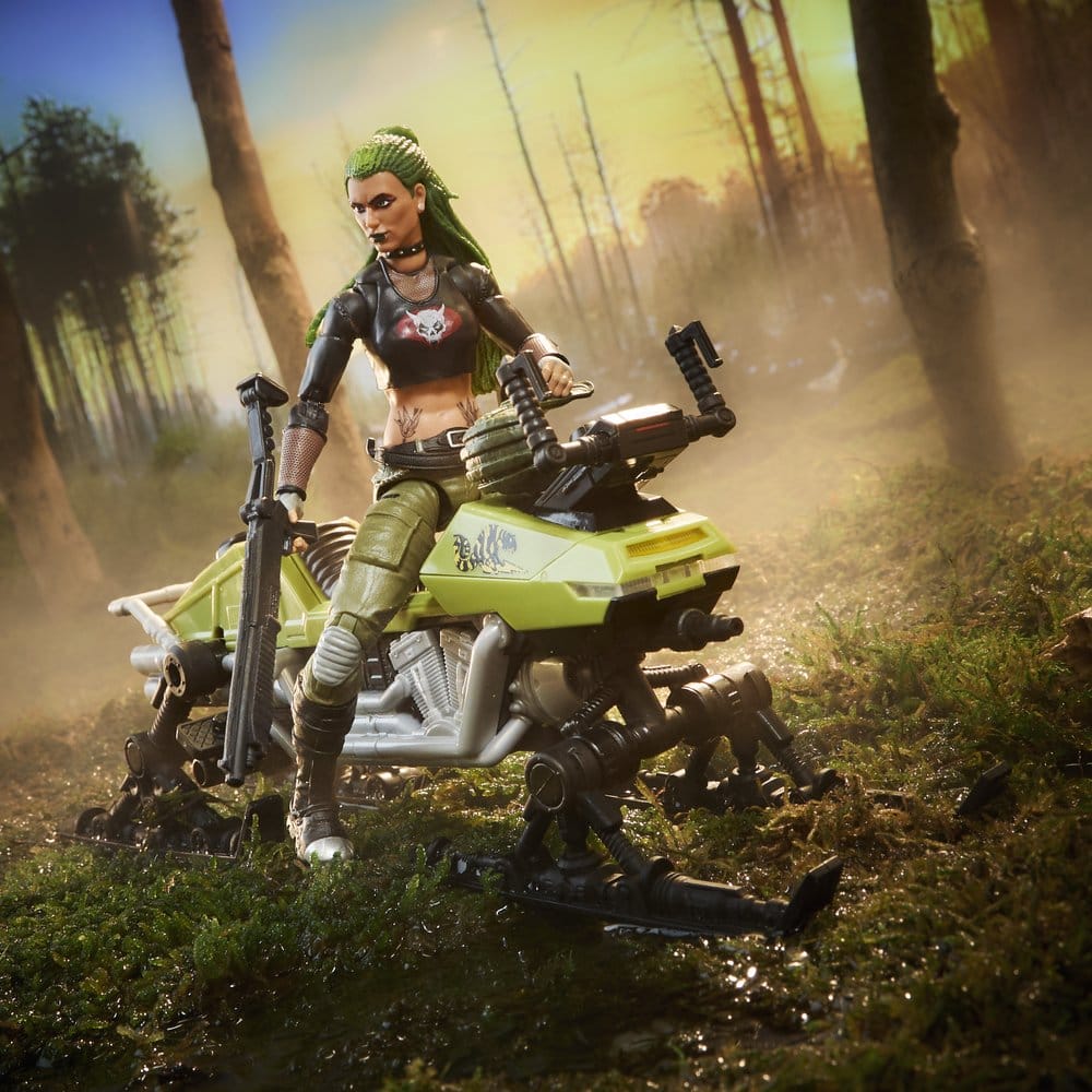 G.I. Joe Classified Series Action Figure and Vehicle Set #194 Zanya and Dreadnok Chameleon (Swamp Skier) 15 cm DS Modellismo G.I. Joe Classified Action Vehicle #194