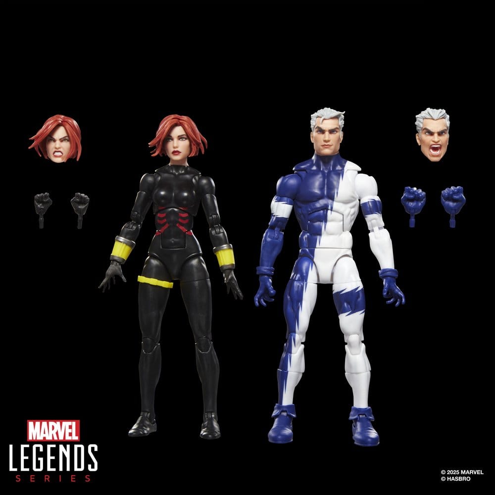 Avengers Marvel Legends Action Figure 2-Pack Black Widow & Quicksilver 15 cm DS Modellismo Avengers Marvel Legends Action Black Widow