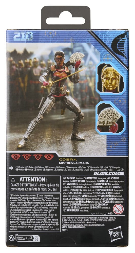 G.I. Joe Classified Series Action Figure #210 Mistress Armada 15 cm DS Modellismo G.I. Joe Classified Action #210 Mistress