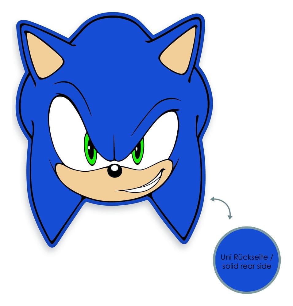 Cuscino Sonic Sonic Head 36 cm DS Modellismo Cuscino Sonic Sonic Head Herding