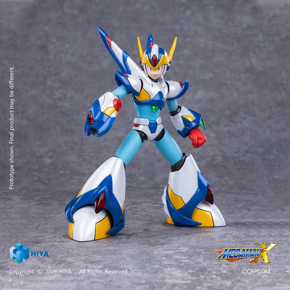 Mega Man X Exquisite Basic Series Actionfigur X Falcon Armor Version 15 cm DS Modellismo Mega Man X Exquisite Basic Actionfigur X