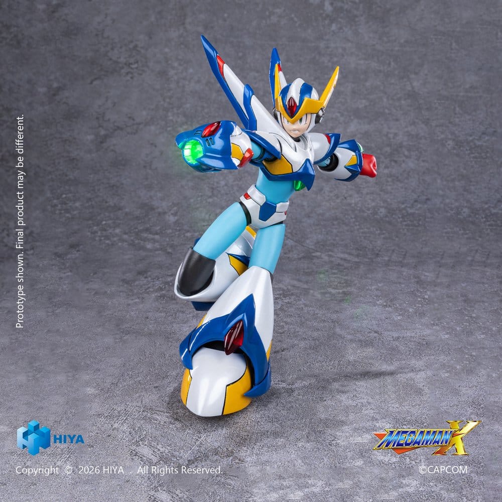 Mega Man X Exquisite Basic Series Actionfigur X Falcon Armor Version 15 cm DS Modellismo Mega Man X Exquisite Basic Actionfigur X