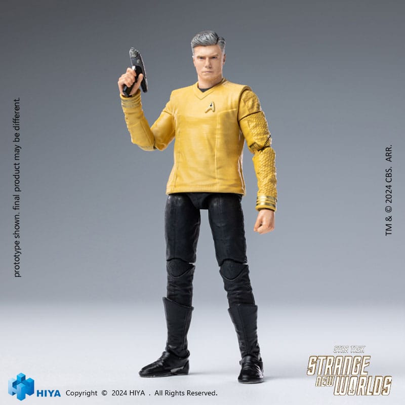 Star Trek Strange New Worlds Exquisite Mini Series Actionfigur 1/18 Pike 11 cm DS Modellismo Star Trek Strange Worlds scala 1/18