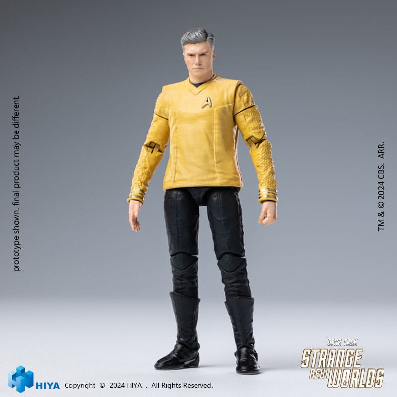 Star Trek Strange New Worlds Exquisite Mini Series Actionfigur 1/18 Pike 11 cm DS Modellismo Star Trek Strange Worlds scala 1/18
