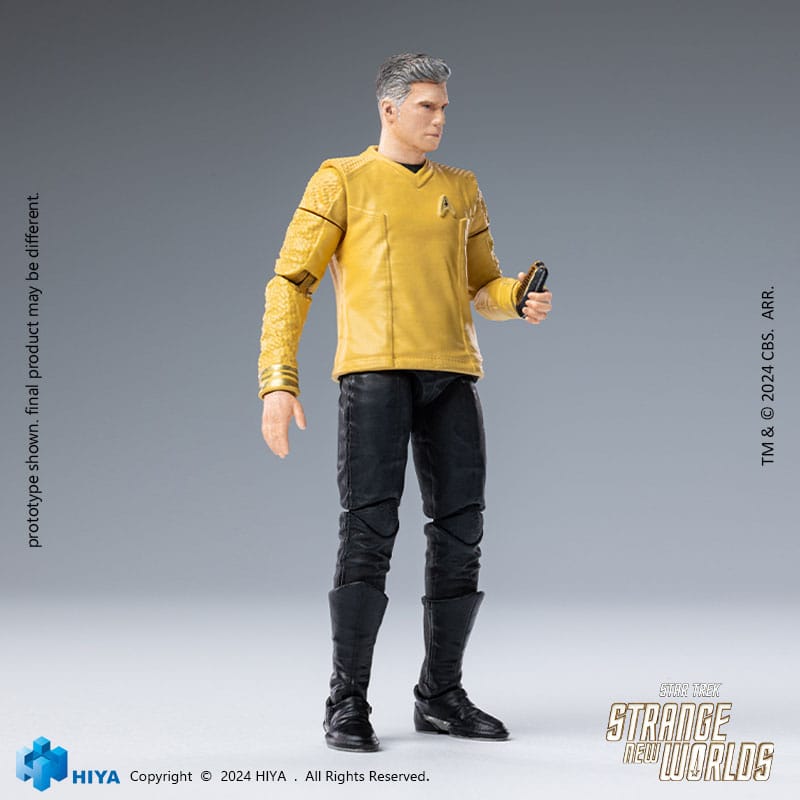 Star Trek Strange New Worlds Exquisite Mini Series Actionfigur 1/18 Pike 11 cm DS Modellismo Star Trek Strange Worlds scala 1/18