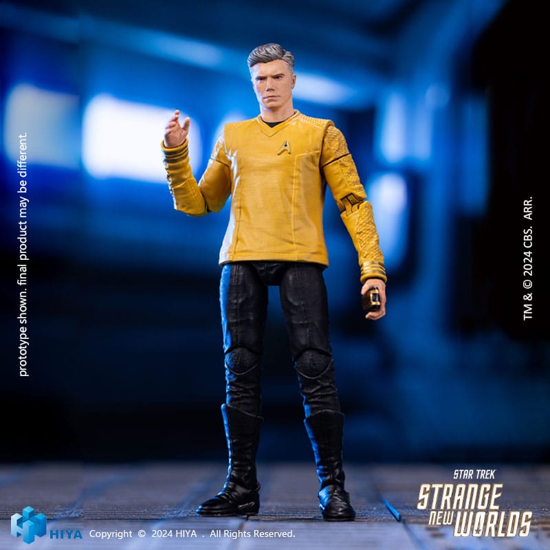 Star Trek Strange New Worlds Exquisite Mini Series Actionfigur 1/18 Pike 11 cm DS Modellismo Star Trek Strange Worlds scala 1/18