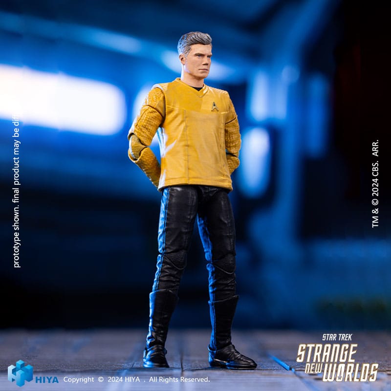 Star Trek Strange New Worlds Exquisite Mini Series Actionfigur 1/18 Pike 11 cm DS Modellismo Star Trek Strange Worlds scala 1/18