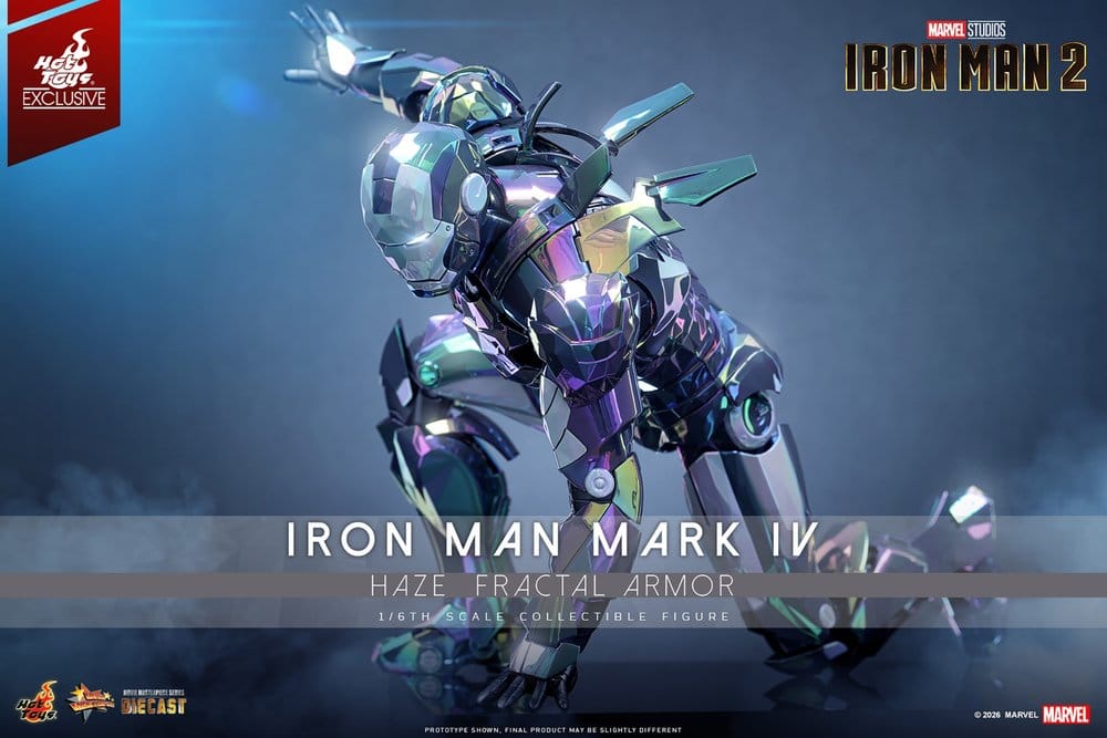 Iron Man 2 Action Figure 1/6 Iron Man Mark IV (Haze Fractal Armor) 33 cm DS Modellismo Iron Man 2 Action Figure Iron Man scala 1/6