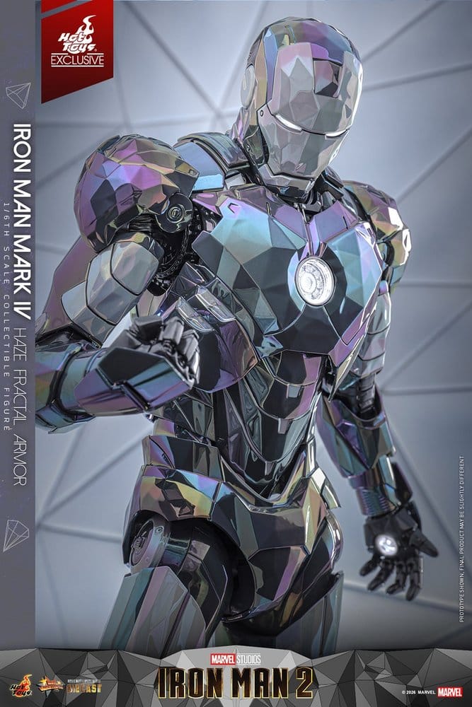Iron Man 2 Action Figure 1/6 Iron Man Mark IV (Haze Fractal Armor) 33 cm DS Modellismo Iron Man 2 Action Figure Iron Man scala 1/6