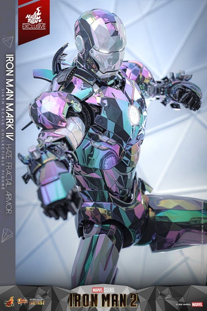 Iron Man 2 Action Figure 1/6 Iron Man Mark IV (Haze Fractal Armor) 33 cm DS Modellismo Iron Man 2 Action Figure Iron Man scala 1/6