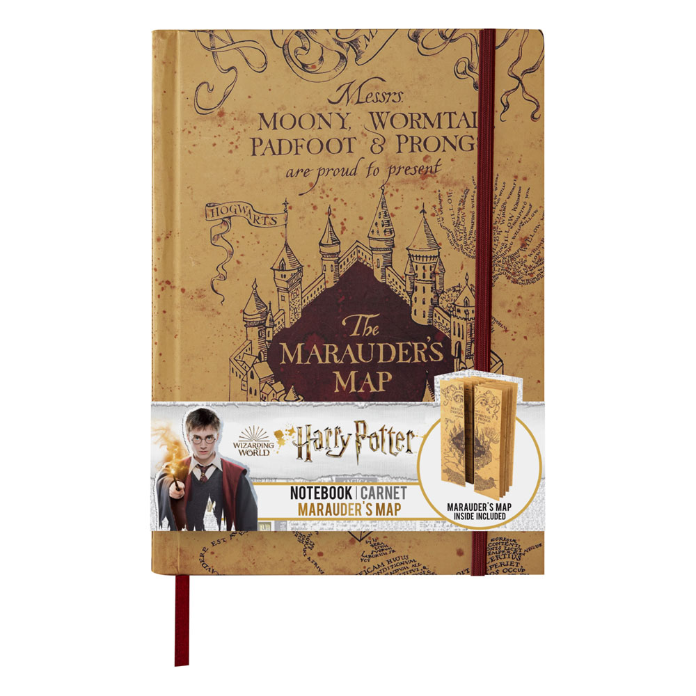 Quaderno Harry Potter A5 Mappa del Malandrino DS Modellismo Quaderno Harry Potter A5 Mappa