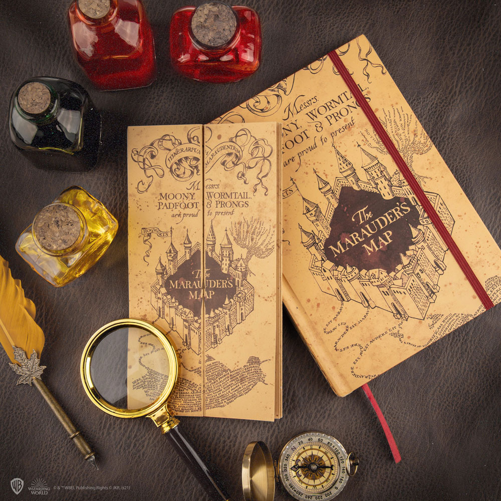 Quaderno Harry Potter A5 Mappa del Malandrino DS Modellismo Quaderno Harry Potter A5 Mappa