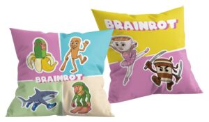 Cuscino Italian Brainrot Crazy Mix 40 x