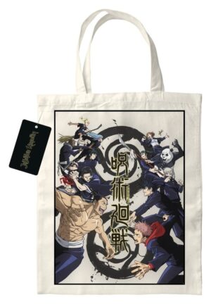 Borsa in tela Jujutsu Kaisen Tokyo vs. Kyoto
