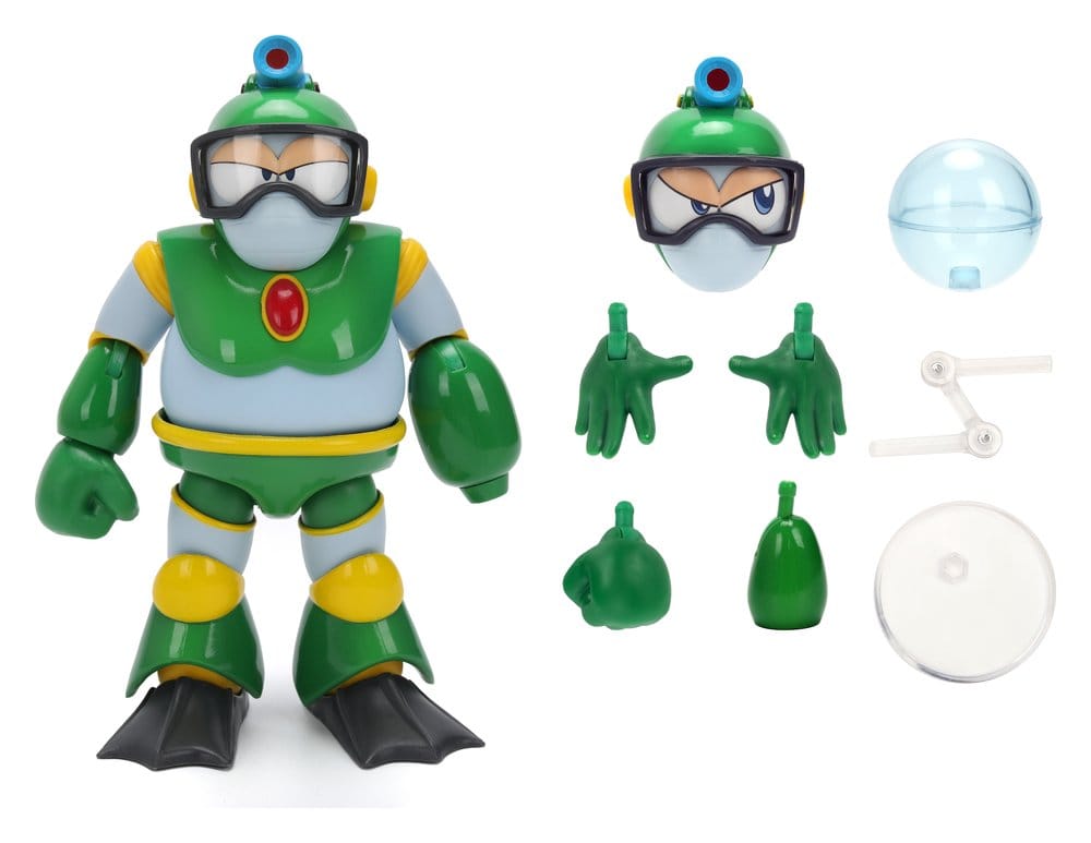 Mega Man Action Figure Bubble Man 11 cm DS Modellismo Mega Man Action Bubble Man Jada Toys
