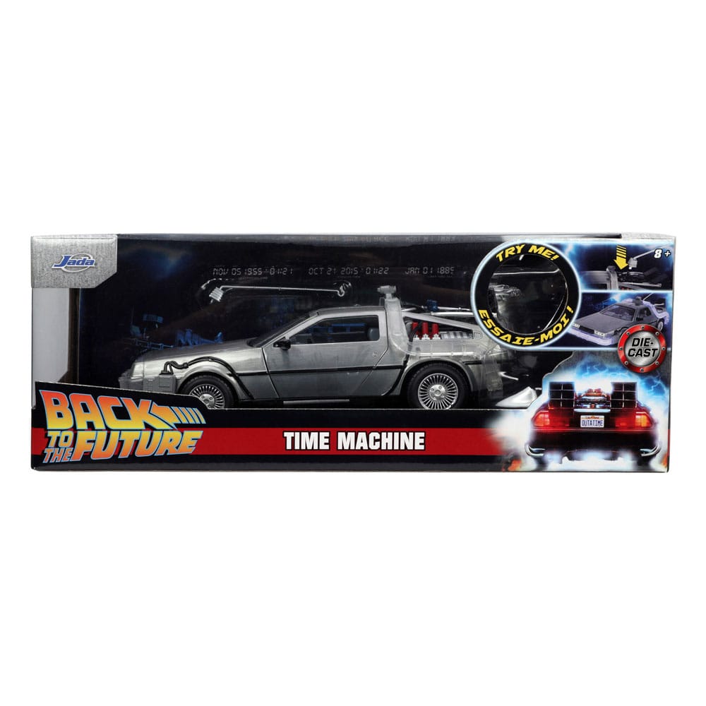 Back to the Future Diecast Model 1/24 Time Machine Model 1 DS Modellismo Back to Future Diecast Model Time scala 1/24