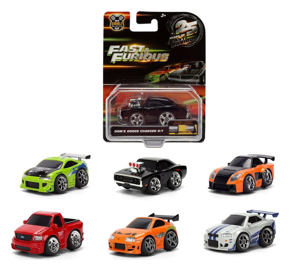 Fast & Furious Vehicle 1:43 Small Blocks 6 cm DS Modellismo Fast & Furious Vehicle Small scala 1:43