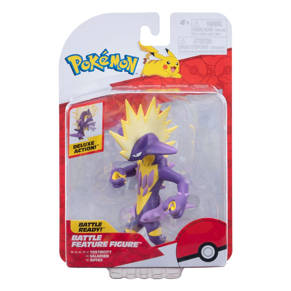 Pokémon Battle Feature Figure Toxtricity 7 cm DS Modellismo Pokémon Battle Feature Toxtricity Jazwares