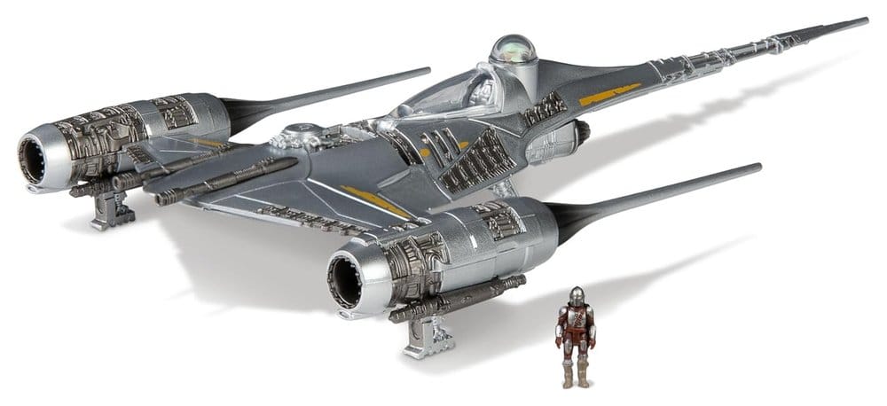 Star Wars Medium Vehicle N1 with Mando 13 cm DS Modellismo Star Wars Medium Vehicle with Mando Jazwares