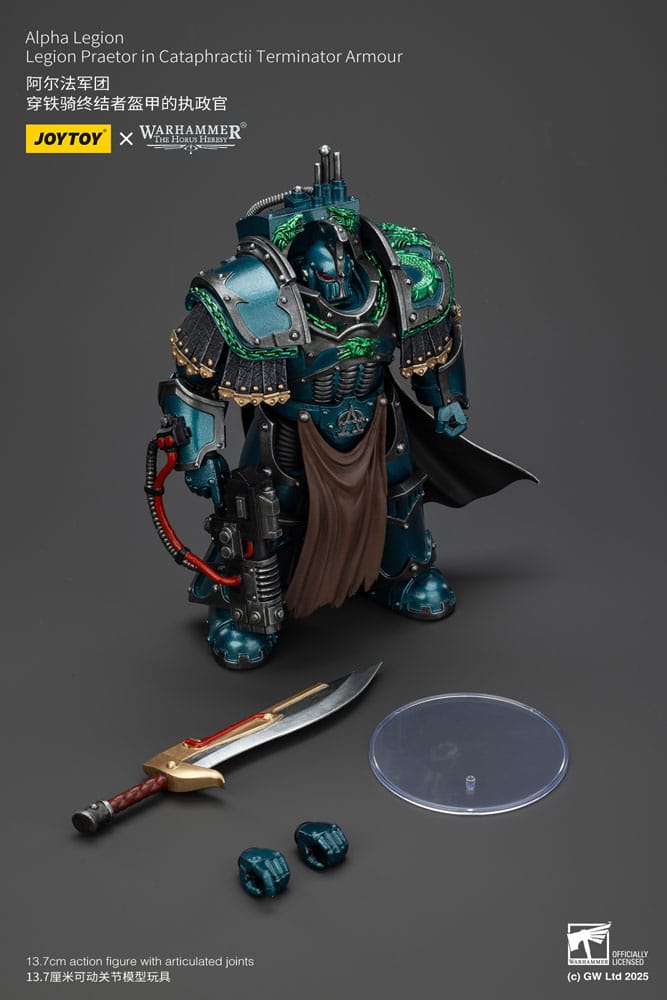 Warhammer The Horus Heresy Action Figure Alpha Legion Legion Praetor in Cataphractii Terminator Armour 18 cm DS Modellismo Warhammer Horus Heresy Action Alpha Legion