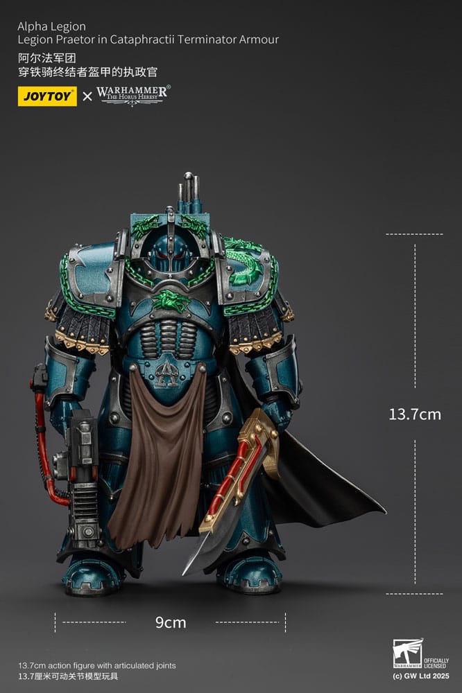 Warhammer The Horus Heresy Action Figure Alpha Legion Legion Praetor in Cataphractii Terminator Armour 18 cm DS Modellismo Warhammer Horus Heresy Action Alpha Legion
