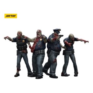 Zombie Dark Source Action 4-Pack Police