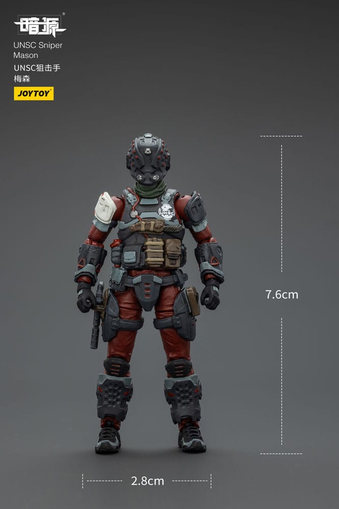 Unsc Dark Source Action Figur Sniper Mason 7 cm DS Modellismo Unsc Dark Source Action Figur Sniper Mason