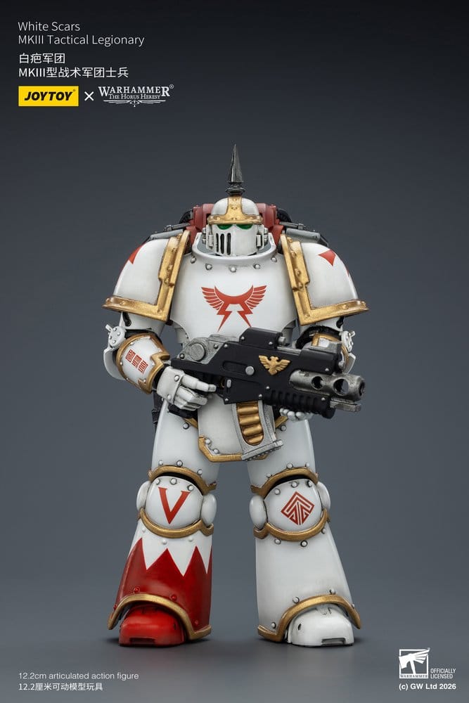 Warhammer The Horus Heresy Action Figure White Scars MKIll Tactical Legionary 12 cm DS Modellismo Warhammer Horus Heresy Action White Scars