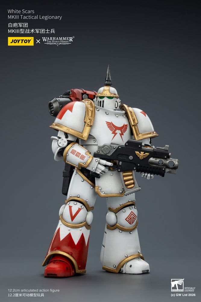 Warhammer The Horus Heresy Action Figure White Scars MKIll Tactical Legionary 12 cm DS Modellismo Warhammer Horus Heresy Action White Scars